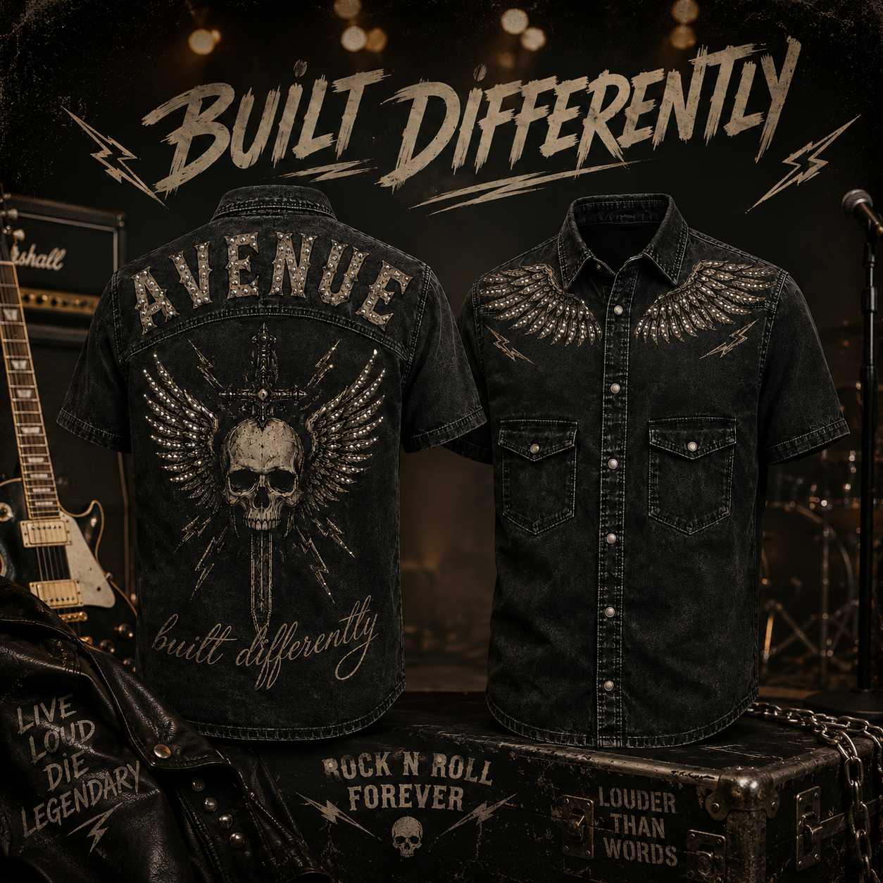 Avenue short sleeve Denim top