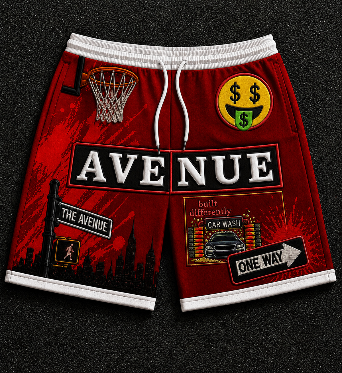 Avenue Statement "Gamma Volcano" Summer shorts
